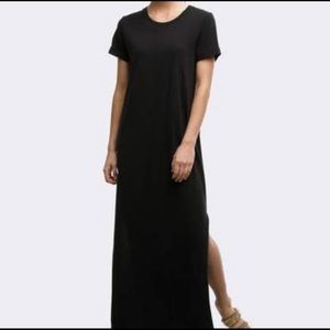ABLE medium made in Peru Susano Maxi T-shirt dress black